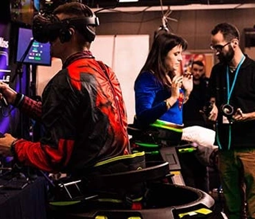 Stand de réalité virtuelle