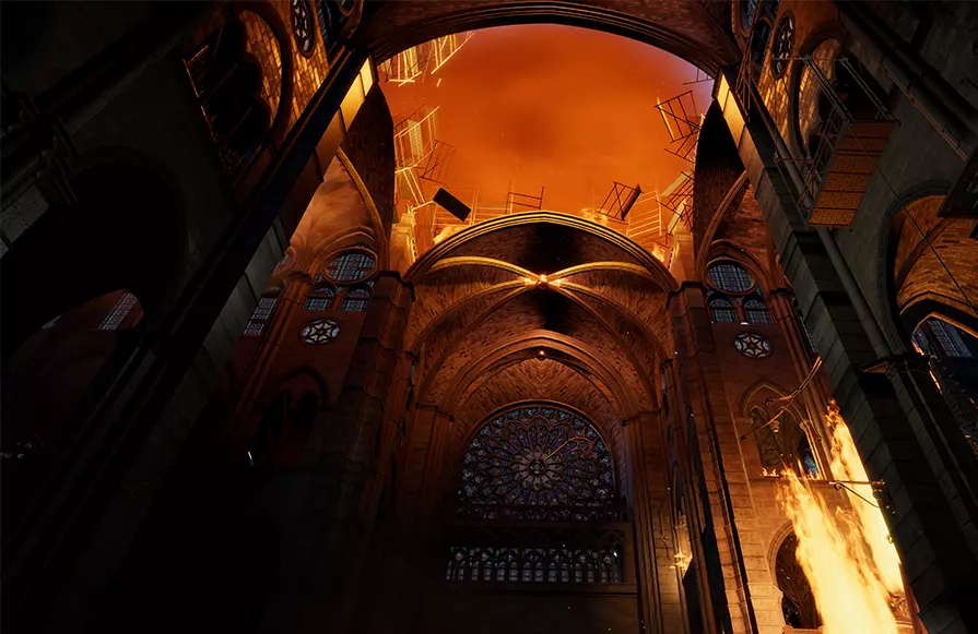 Notre dame de paris détruit