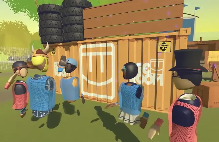 Paintball dans Rec Room en briefing